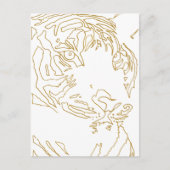 Tiger Post Postkarte (Vorderseite)