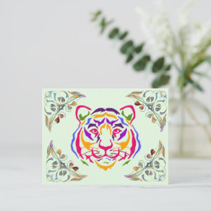 Tiger Postcard Postkarte
