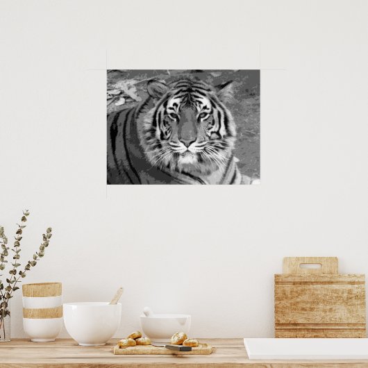 Tiger Poster (Küche)