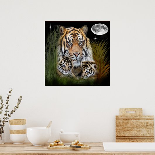 Tiger Poster (Küche)