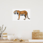 Tiger Poster (Küche)