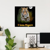 Tiger Poster (Heimbüro)