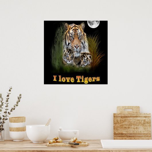Tiger Poster (Küche)