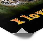 Tiger Poster (Ecke)