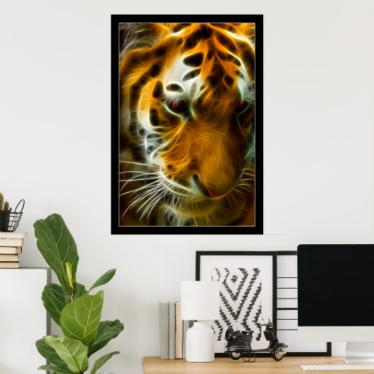 Tiger Poster (Heimbüro)