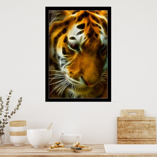 Tiger Poster (Küche)