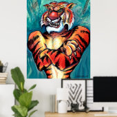 Tiger Poster (Heimbüro)