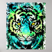 Tiger Poster Art - Tigeraugen (Vorne)