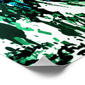 Tiger Poster - farbenfrohe Tiger Eyes (Ecke)