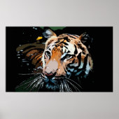 Tiger Poster Print - Pop Art Poster (Vorne)