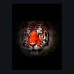 Tiger Poster Print - Pop Art Style Tigers Poster<br><div class="desc">Das Gesicht sibirischer Tiger-Plakatdrucke - Motivierend Mut / vertrauter Pop Art Tigers - Gelbe Tiger Kopf / Portrait Digital Animal Artwork - Tiger Eyes Pop Art Image - Leiter Tiger - Tiger Portrait - Wilde Tiger - Big Cats Digital Images</div>