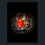 Tiger Poster Print - Pop Art Style Tigers Poster<br><div class="desc">Das Gesicht sibirischer Tiger-Plakatdrucke - Motivierend Mut / vertrauter Pop Art Tigers - Gelbe Tiger Kopf / Portrait Digital Animal Artwork - Tiger Eyes Pop Art Image - Leiter Tiger - Tiger Portrait - Wilde Tiger - Big Cats Digital Images</div>