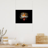 Tiger Poster Print - Pop Art Style Tigers Poster (Küche)