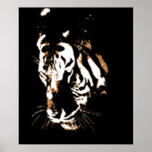 Tiger Poster Print - Tiger Face Pop Art Poster (Vorne)