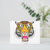 Tiger Postkarte (Stehend Vorderseite)