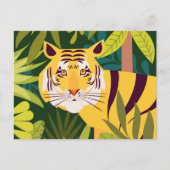 Tiger Postkarte (Vorderseite)