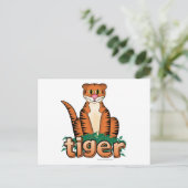 TIGER! POSTKARTE (Stehend Vorderseite)