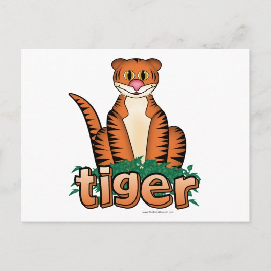 TIGER! POSTKARTE (Vorderseite)