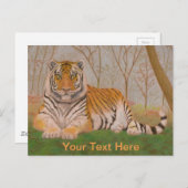 Tiger Postkarte (Vorne/Hinten)