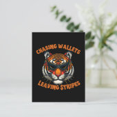 Tiger Postkarte (Stehend Vorderseite)