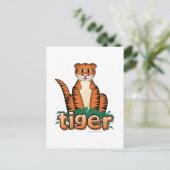 TIGER! POSTKARTE (Stehend Vorderseite)