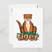 TIGER! POSTKARTE (Vorne/Hinten)