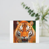 Tiger Postkarte (Stehend Vorderseite)