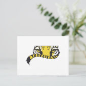 Tiger Postkarte (Stehend Vorderseite)