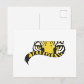 Tiger Postkarte (Vorne/Hinten)