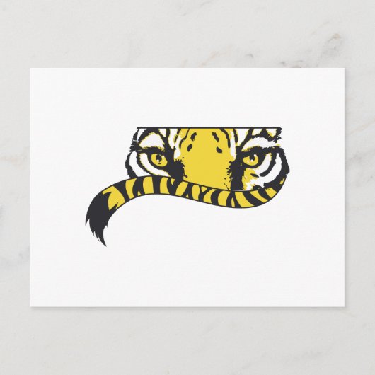 Tiger Postkarte (Vorderseite)