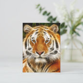 Tiger-Postkarte Postkarte (Stehend Vorderseite)