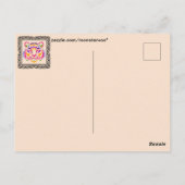 Tiger-Postkarte Postkarte (Rückseite)