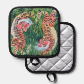 Tiger Potter Topflappen (Vorderseite/Rückseite)