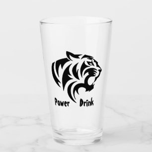 Tiger Power Drink Glas