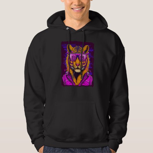 Tiger Premium Hoodie (Vorderseite)