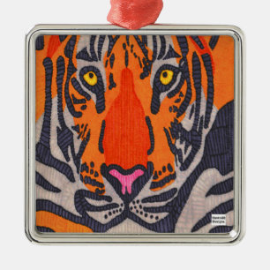 Tiger - Premium Ornament Aus Metall