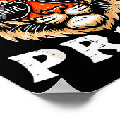 Tiger Pride Men Kids Boys Women Girls Youth Teen  Poster (Ecke)