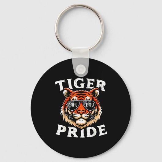 Tiger Pride Men Kids Boys Women Girls Youth Teen Schlüsselanhänger (Vorderseite)