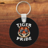 Tiger Pride Men Kids Boys Women Girls Youth Teen Schlüsselanhänger (Vorderseite)