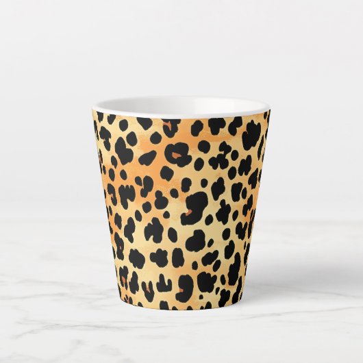 Tiger Print Coffee Tasse (Vorderseite)