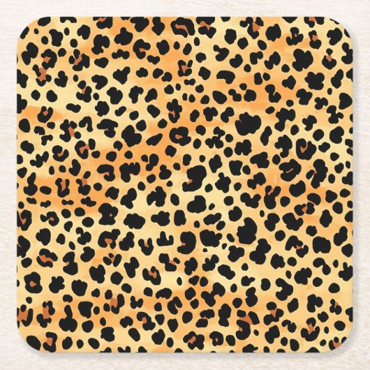 Tiger Print Drink Untersetzer (Vorderseite)