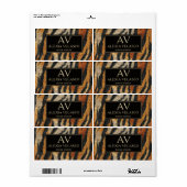 Tiger Print Elegant Wildlife Luxury (Vorne)