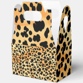 Tiger Print-Geschenkboxen mit Handles Geschenkschachtel (Offen)