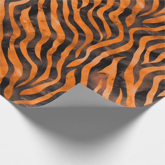 Tiger Print Geschenkpapier (Ecke)