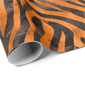 Tiger Print Geschenkpapier (Rolleneckpunkt)