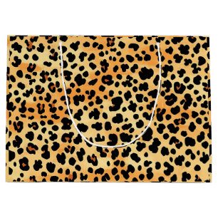 Tiger Print Geschenktasche Große Geschenktüte