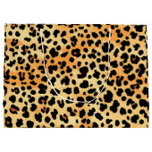 Tiger Print Geschenktasche Große Geschenktüte (Rückseite)