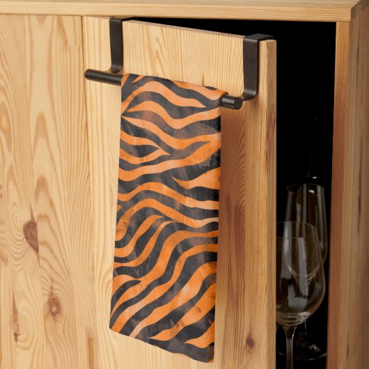 Tiger Print Geschirrtuch (Drittel gefaltet)