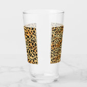 Tiger Print Glass Cup Glas (Links)