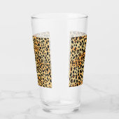 Tiger Print Glass Cup Glas (Rechts)